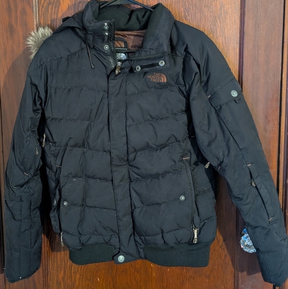 The North Face Jackets & Blazers - The North Face RECCO 600 Fill Down Winter Ski/Snowboard Jacket Black Fur Hood M